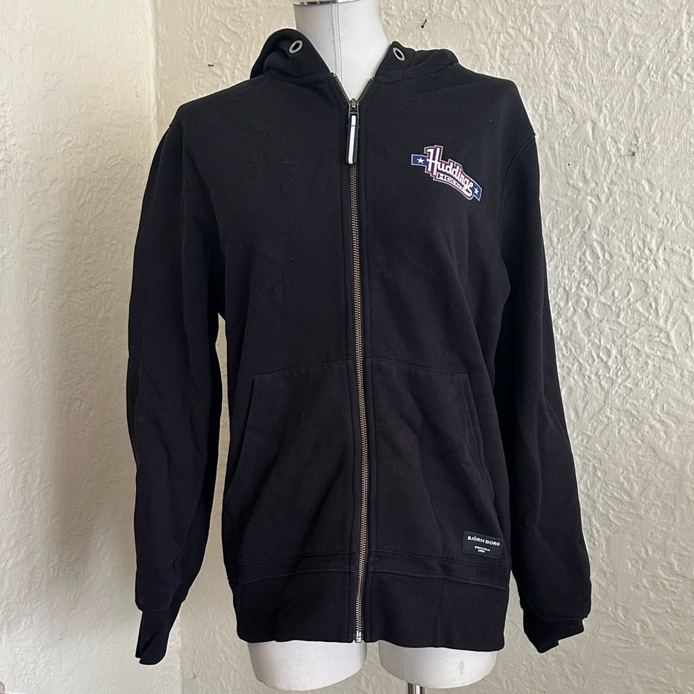 Bjorn Borg Huddinge Hockey Swedish Black Hoodie Sweatshirt